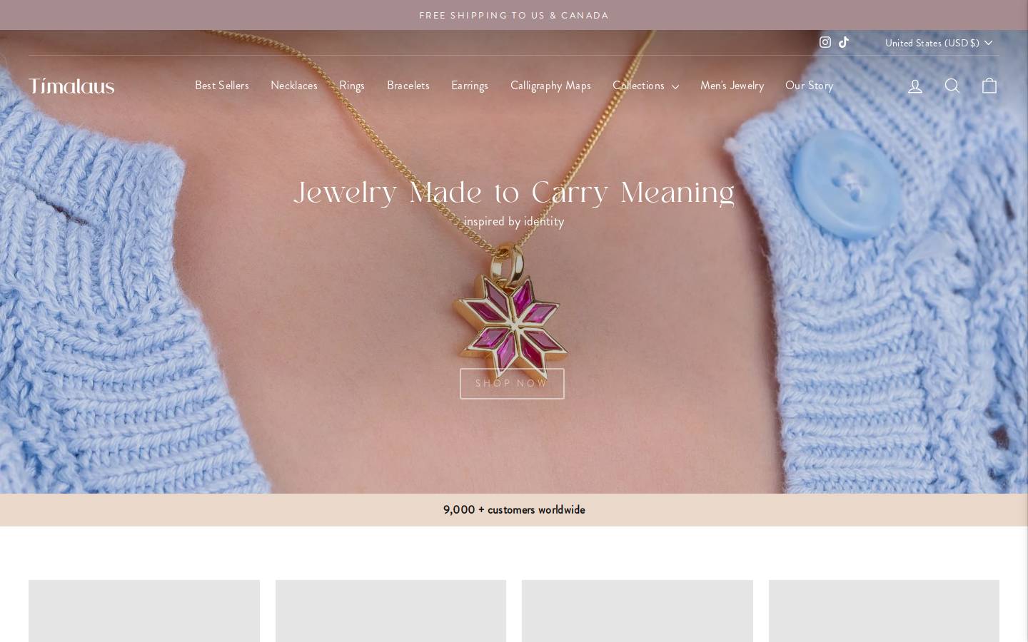 timalaus.com homepage screenshot