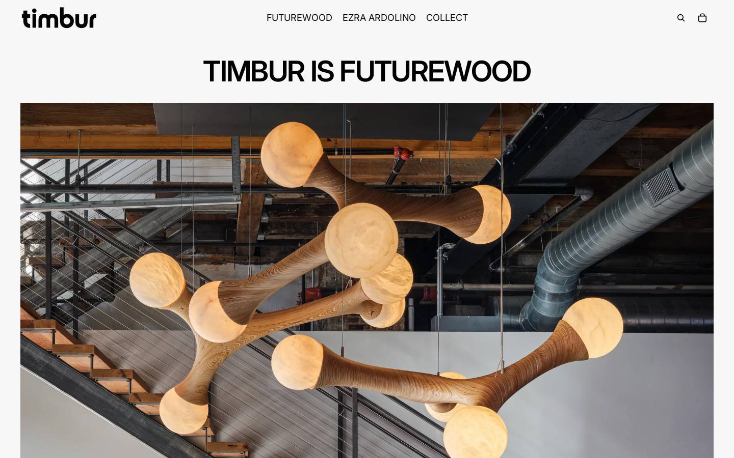 timbur.xyz homepage screenshot