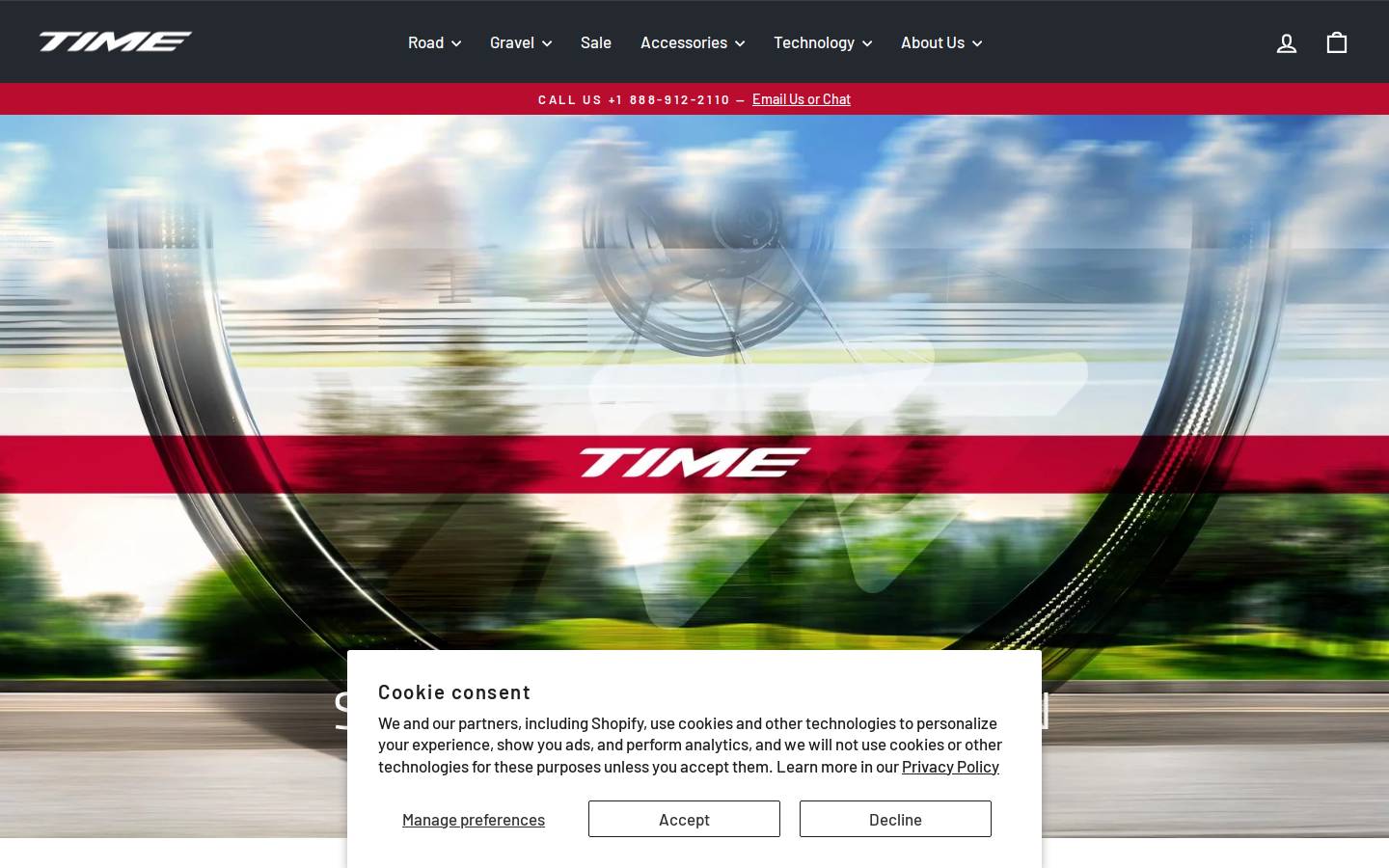 Timebicycles homepage screenshot