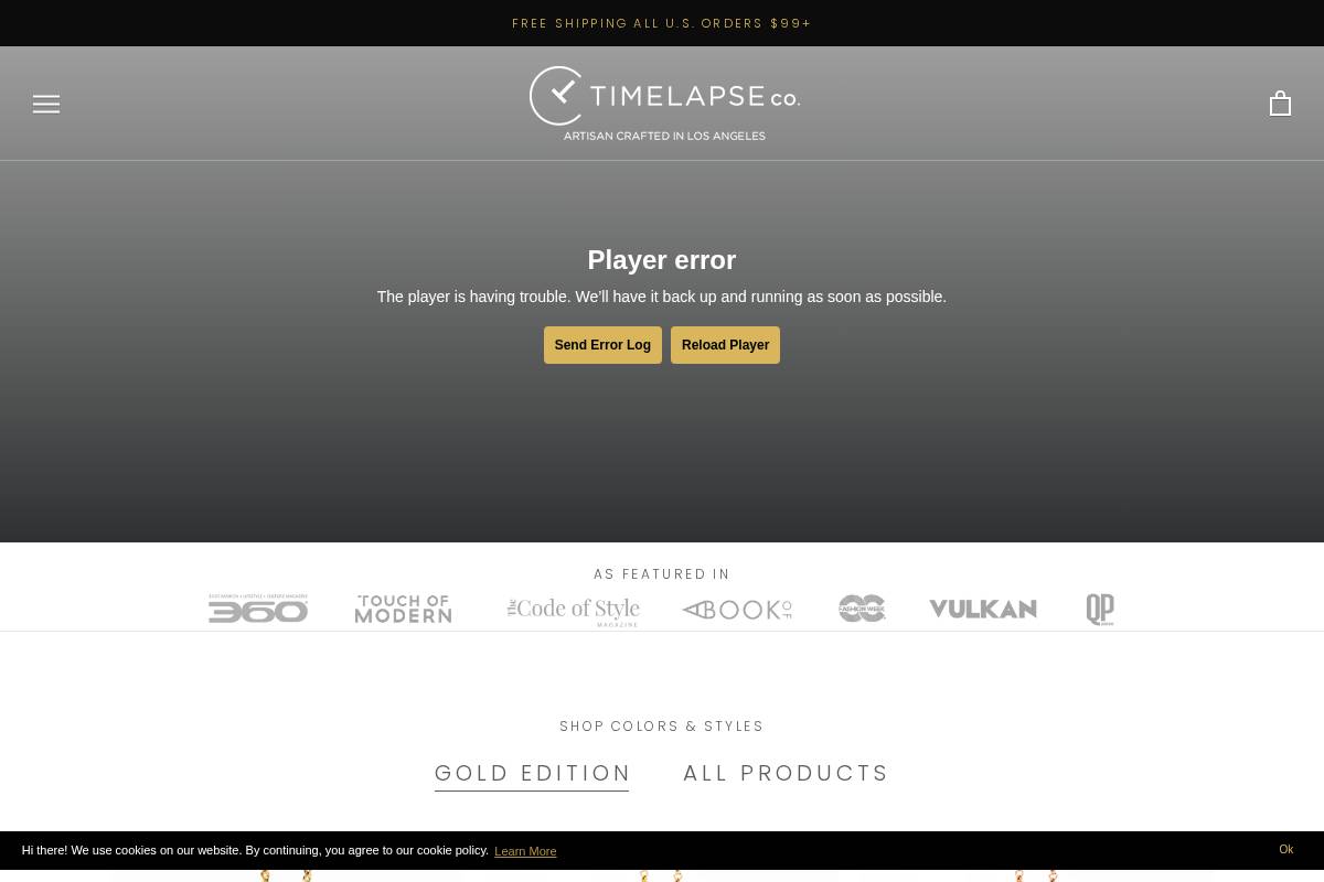timelapseco.com homepage screenshot