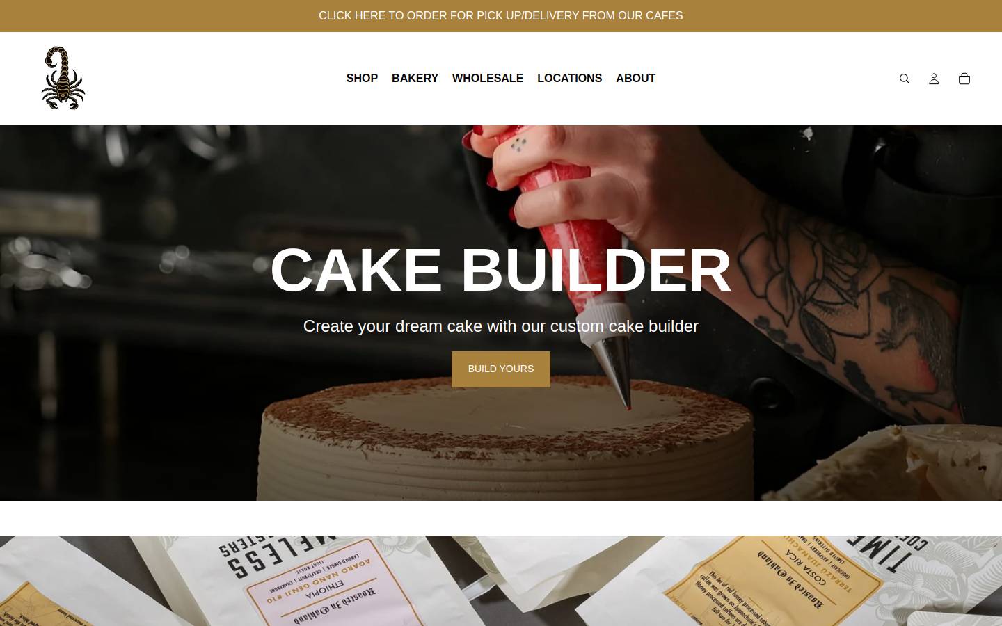 timelesscoffeeroasters.com homepage screenshot