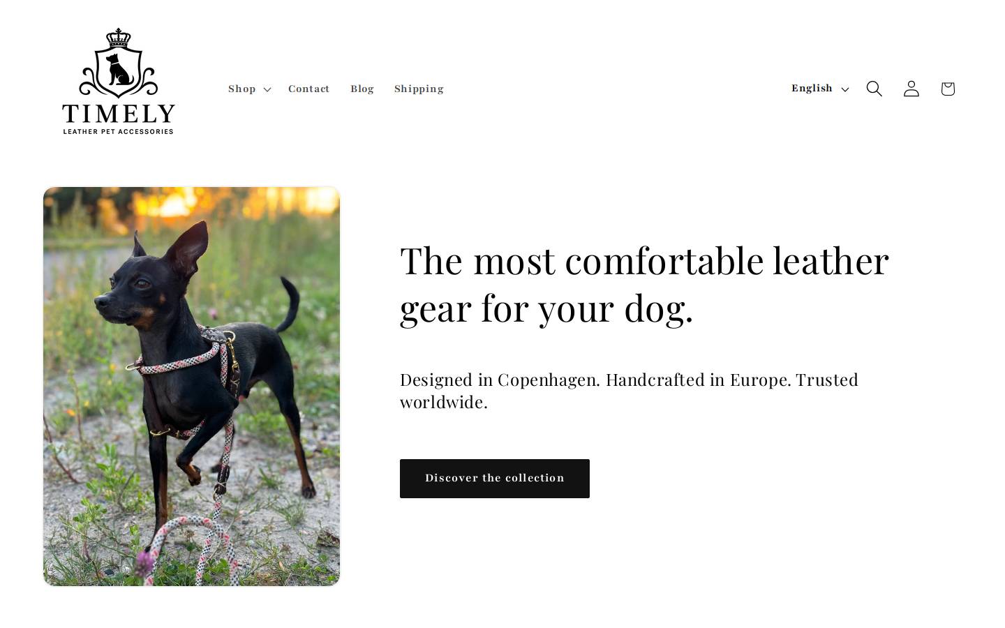 timelypetproducts.com homepage screenshot
