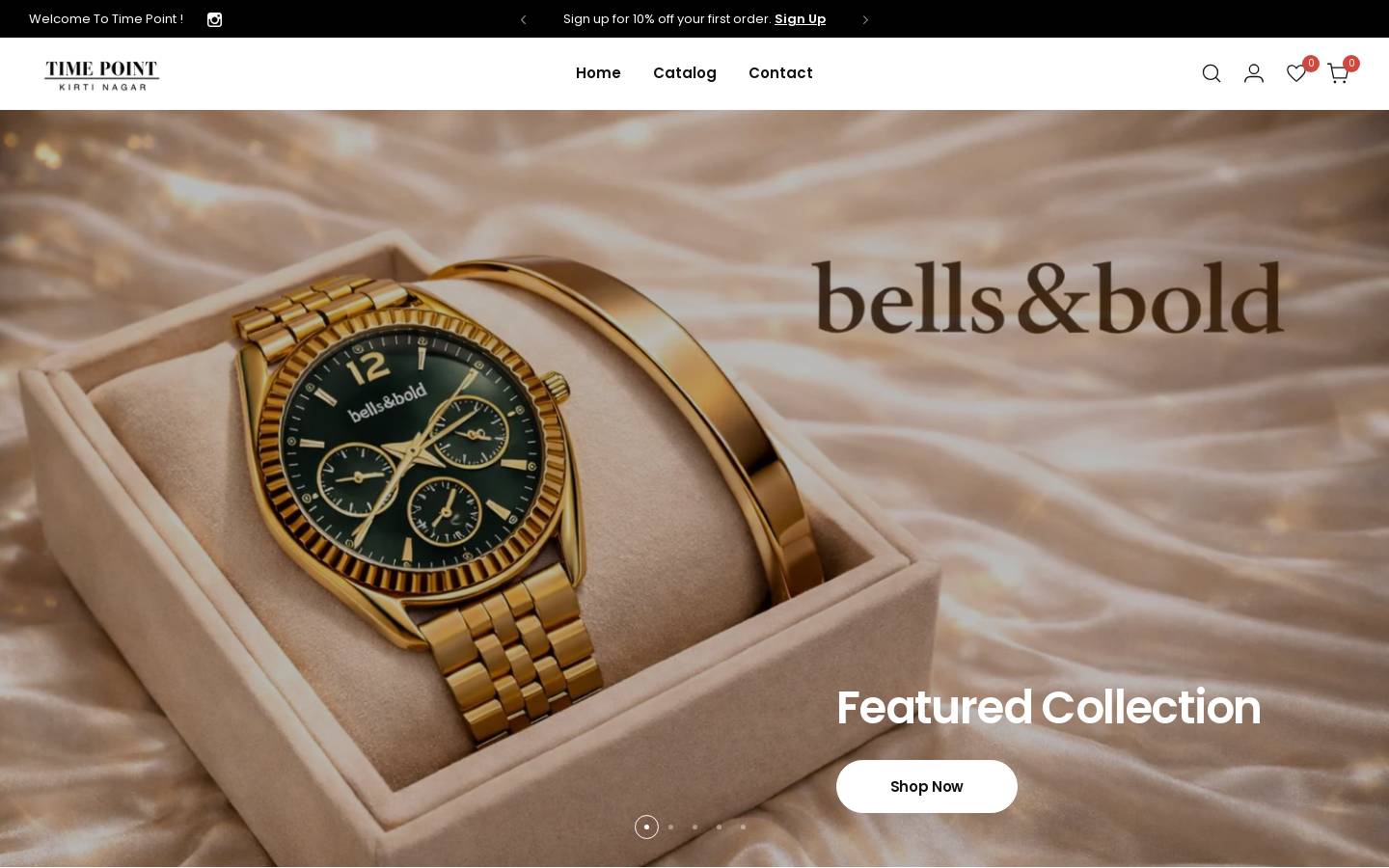 timepoint.in homepage screenshot