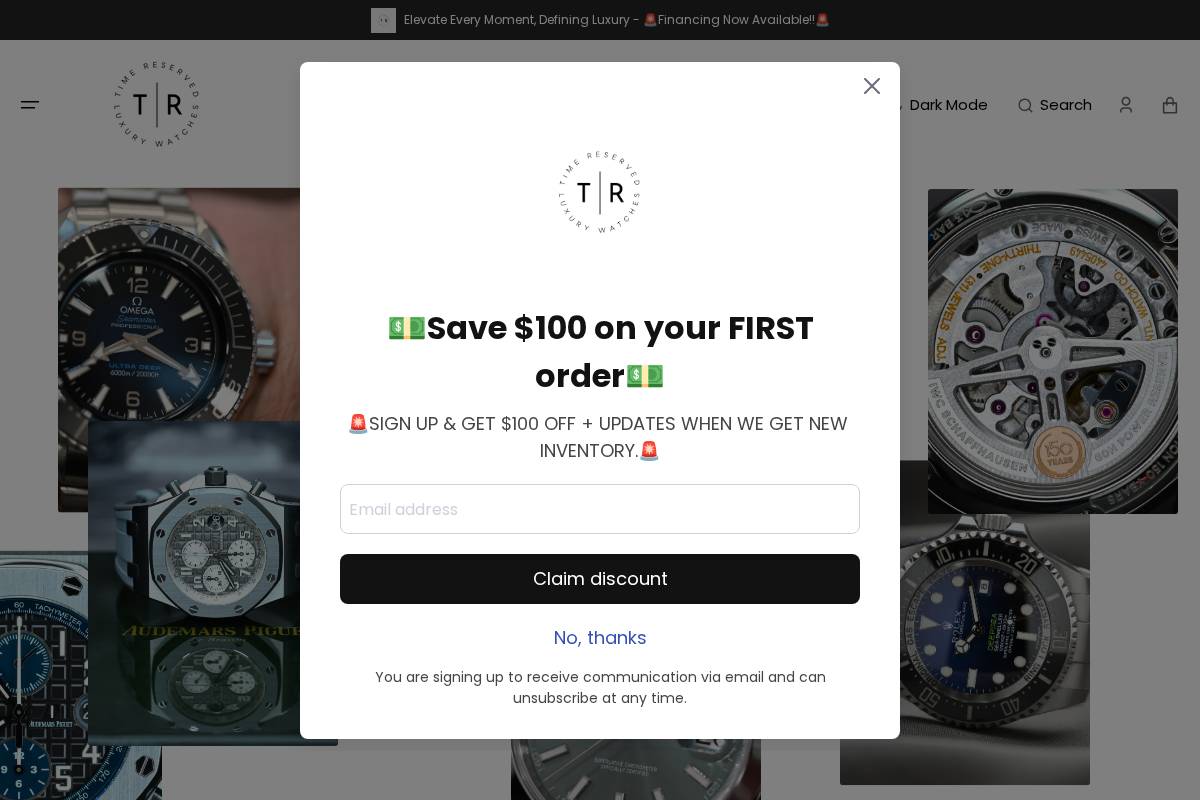 timereservedllc.com homepage screenshot