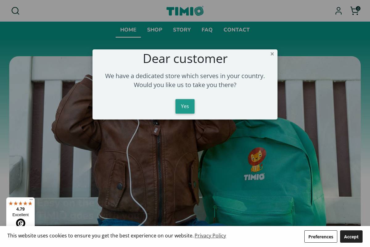 timio.co homepage screenshot