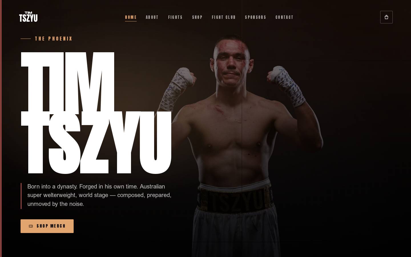 timtszyu.com.au homepage screenshot