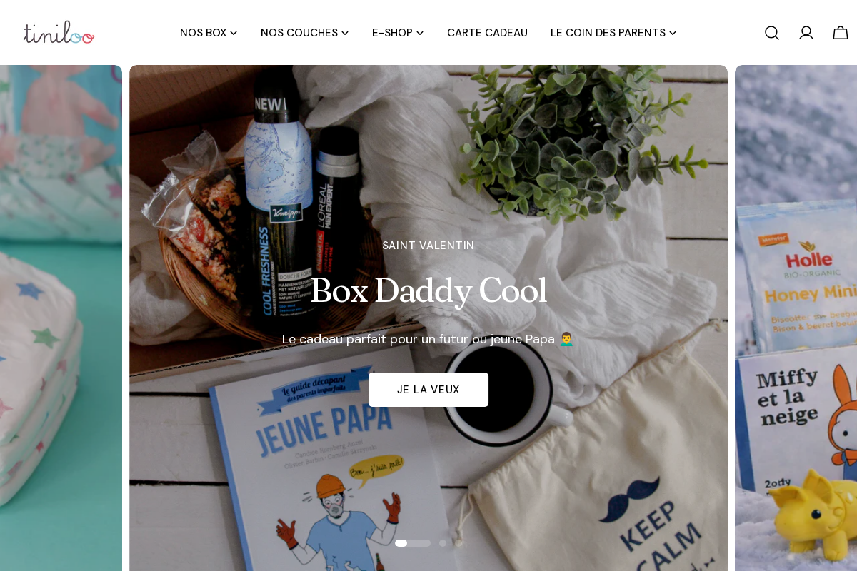 tiniloo.com homepage screenshot