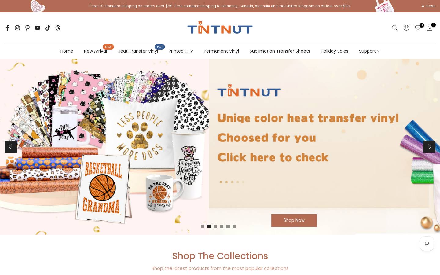 tintnut.com homepage screenshot