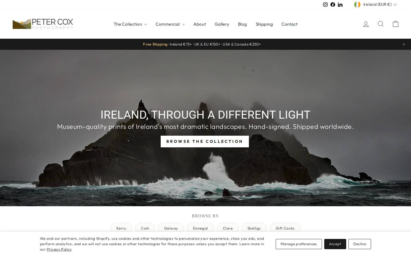 tintypes.ie homepage screenshot