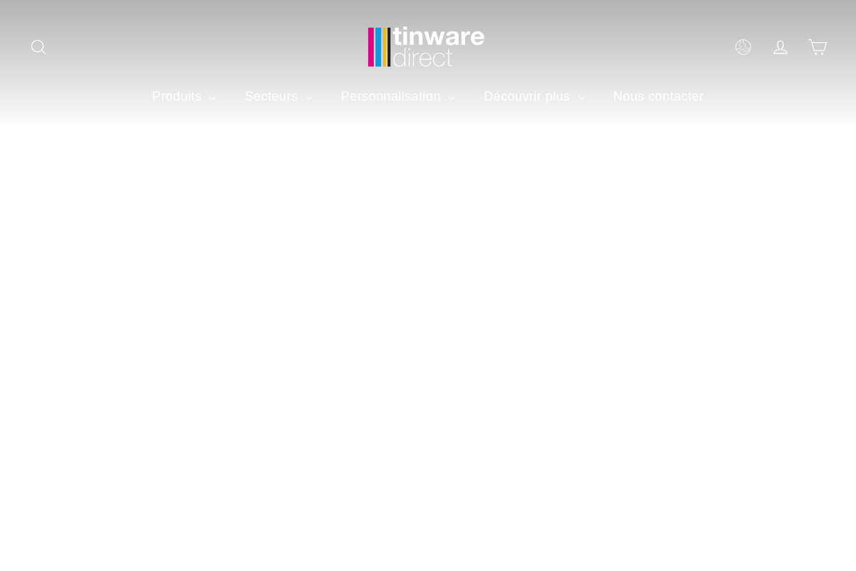 Tinware Direct homepage screenshot