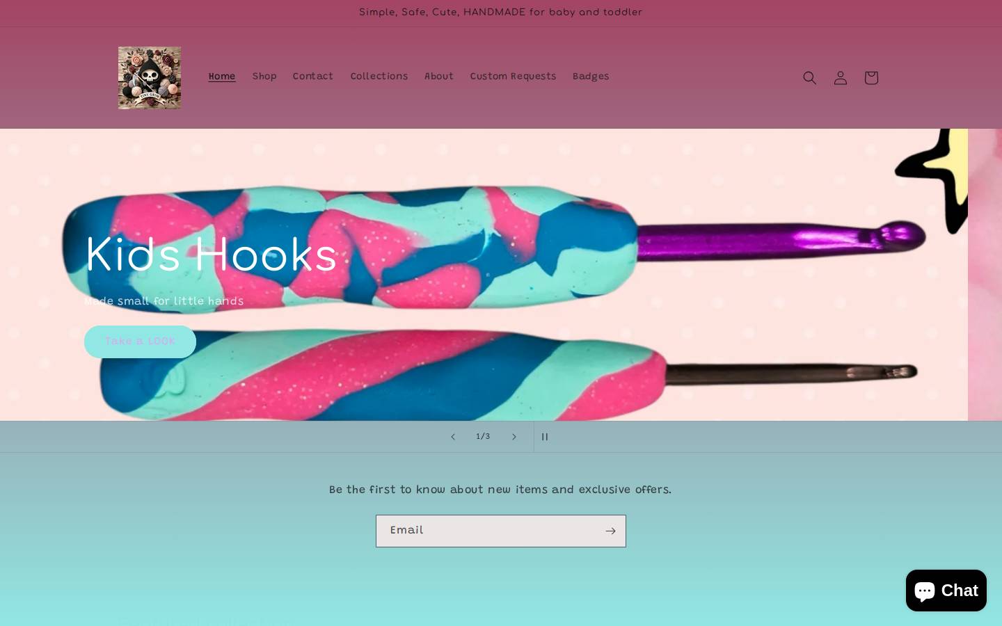 tinygrimproducts.com homepage screenshot