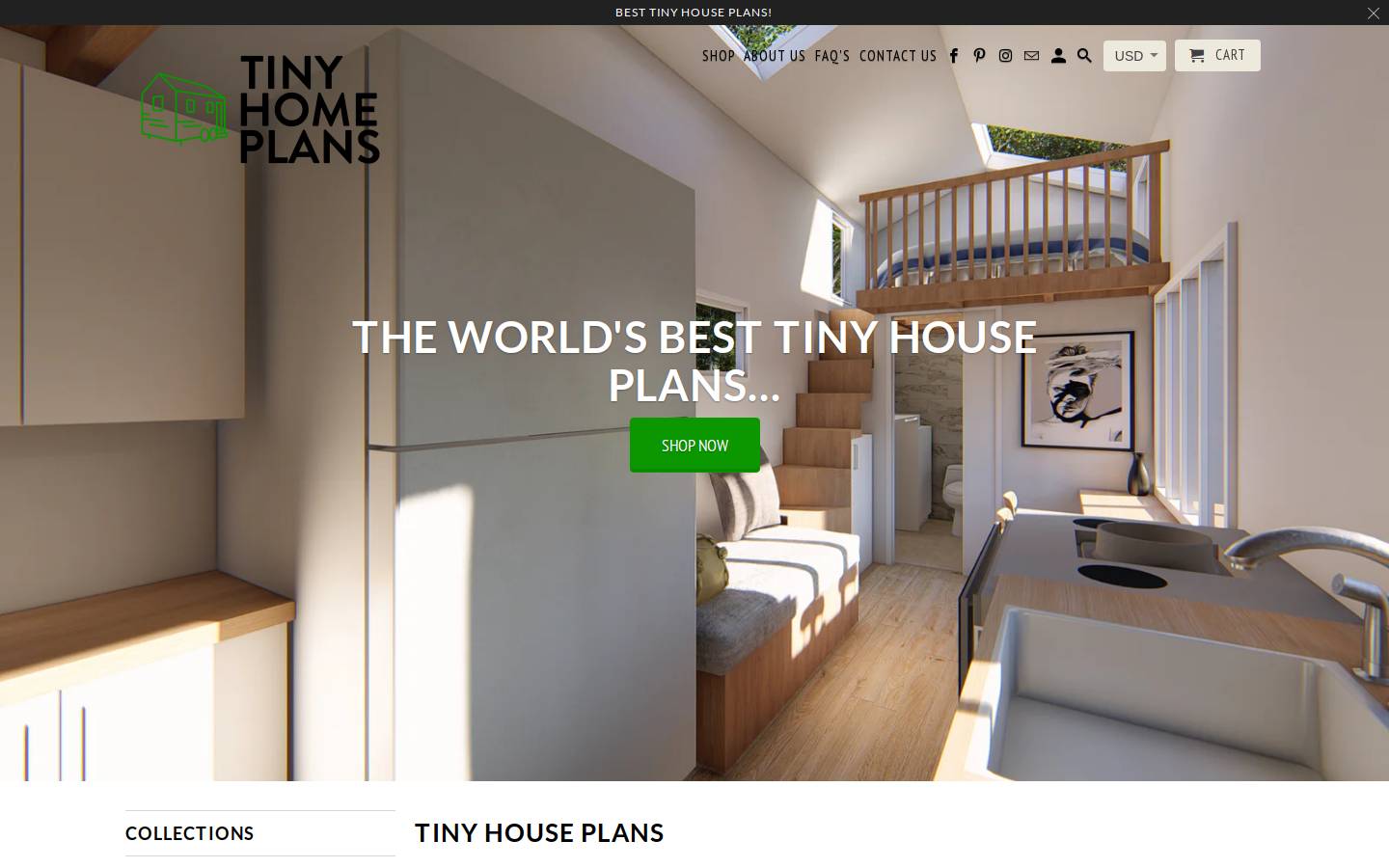 tinyrealestate.co homepage screenshot