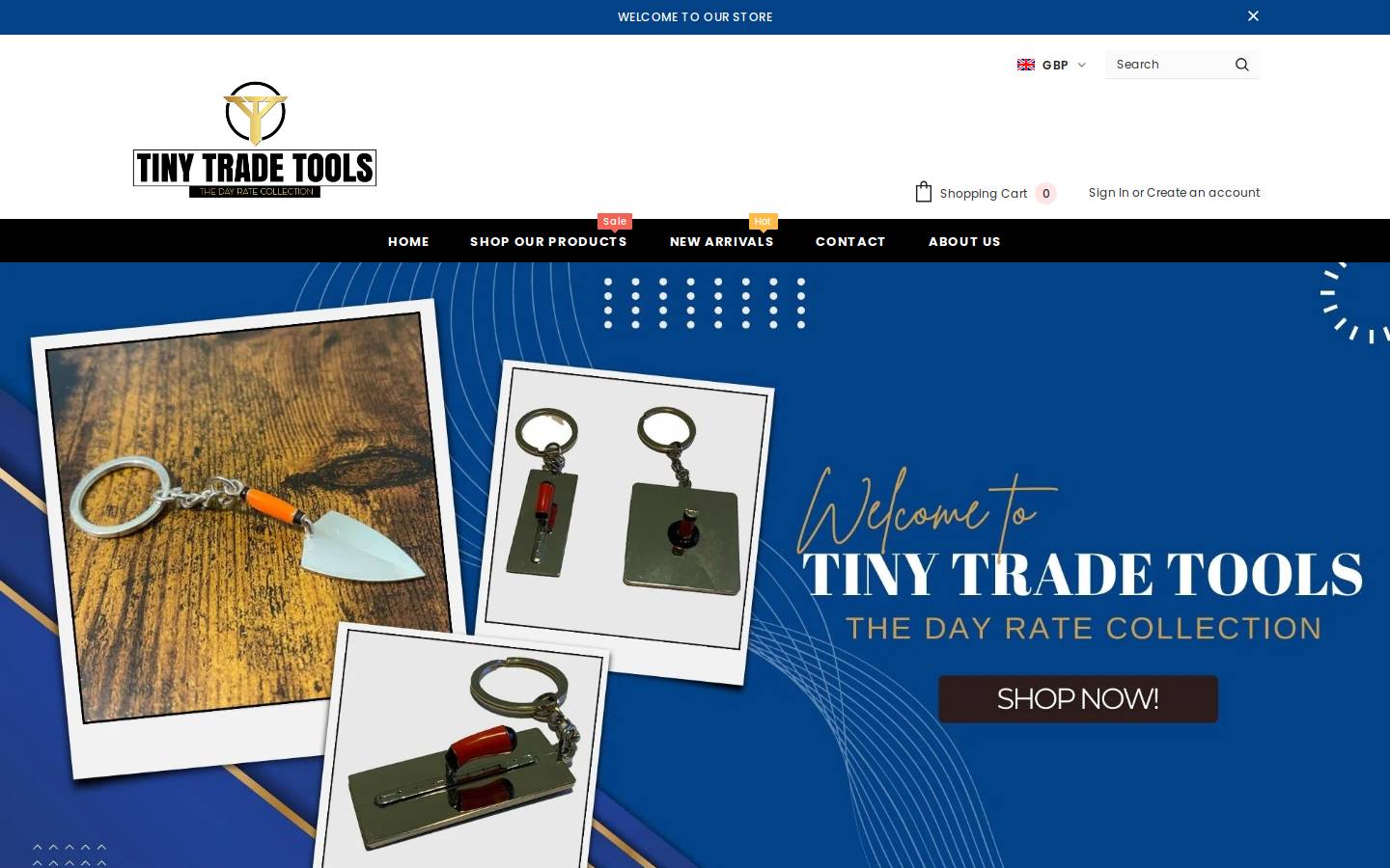 tinytradetools.com homepage screenshot