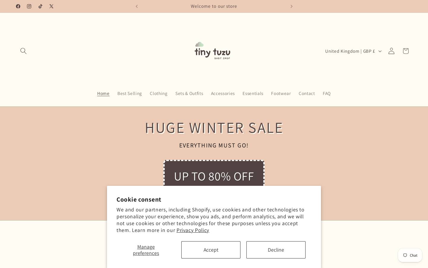tinytuzu.com homepage screenshot