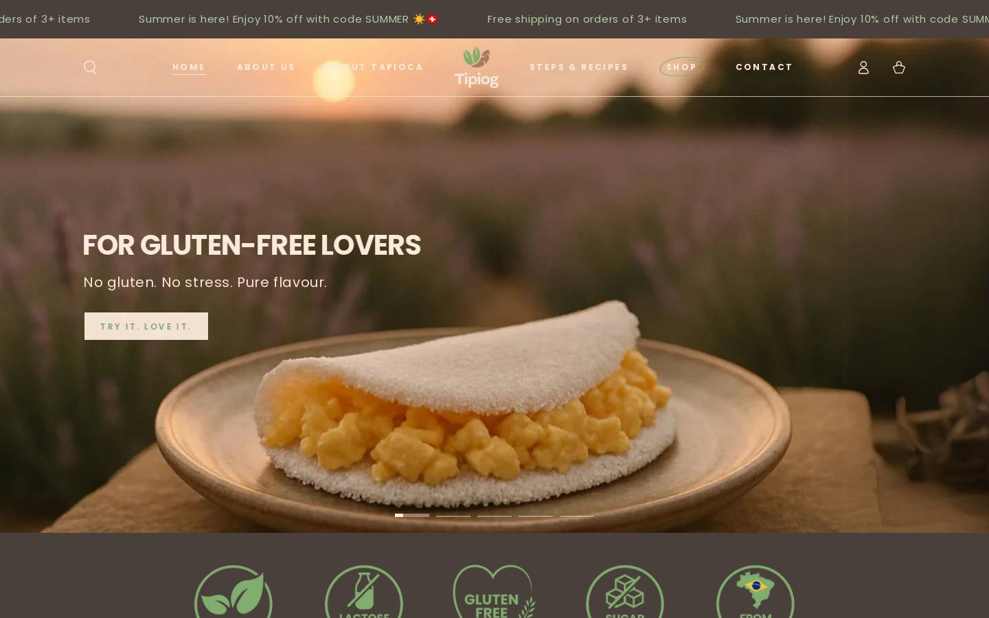 tipiog.com homepage screenshot
