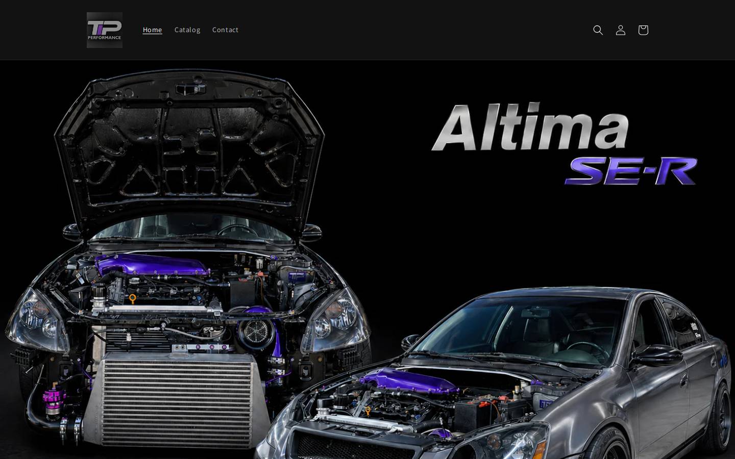 tipperformance.com homepage screenshot