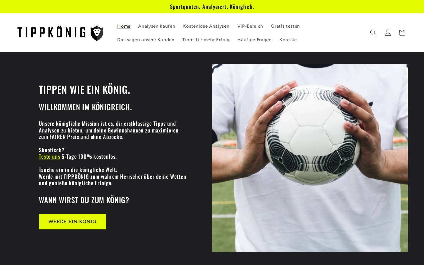 tippkoenig.net homepage screenshot