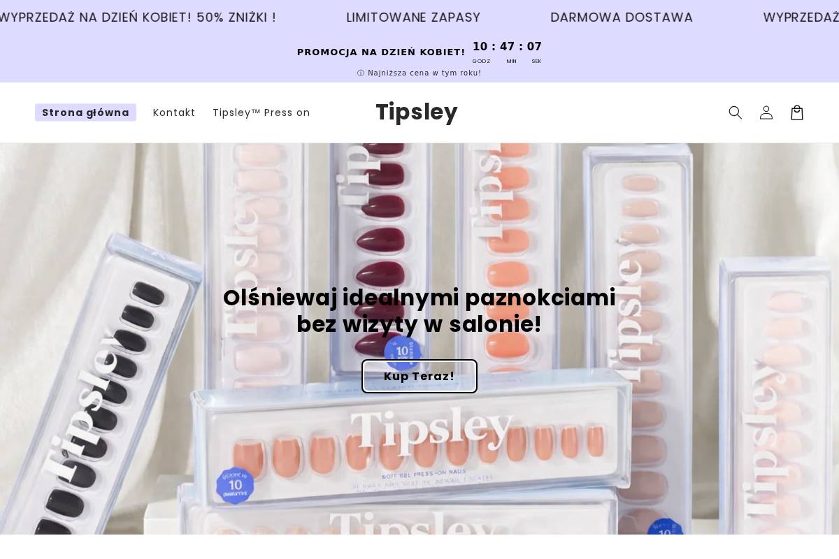 tipsley.pl homepage screenshot