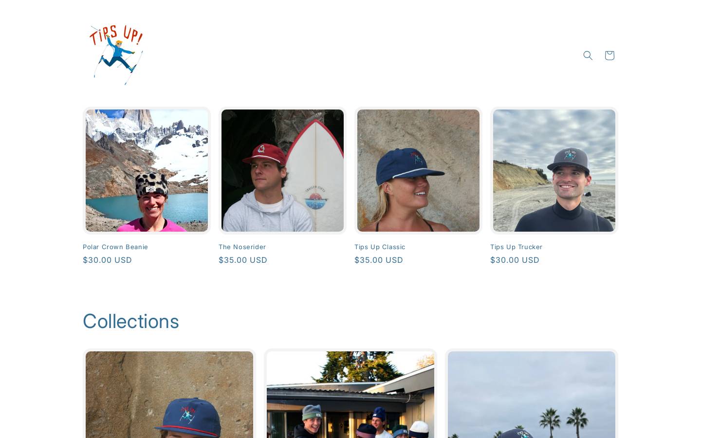 tipsupsupplyco.com homepage screenshot