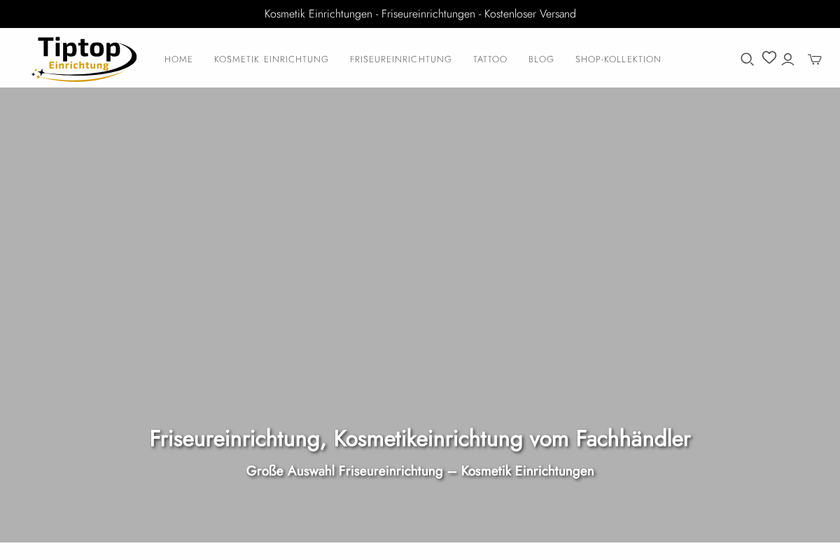 tiptop-einrichtung.de homepage screenshot