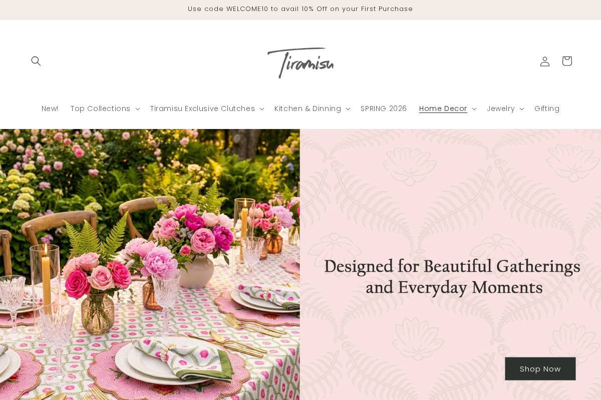 tiramisuusa.com homepage screenshot