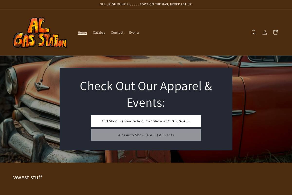 tiranny.com homepage screenshot