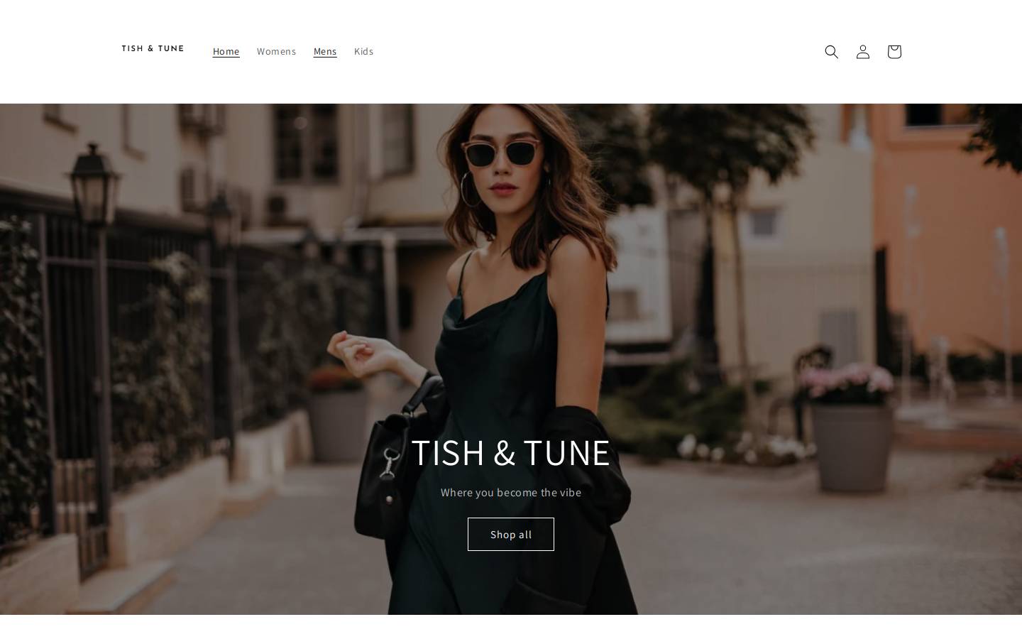 tishandtune.com homepage screenshot