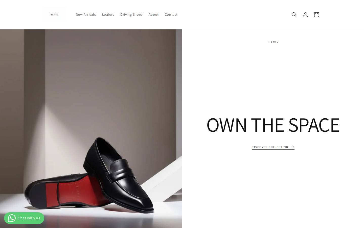 tishil.com homepage screenshot