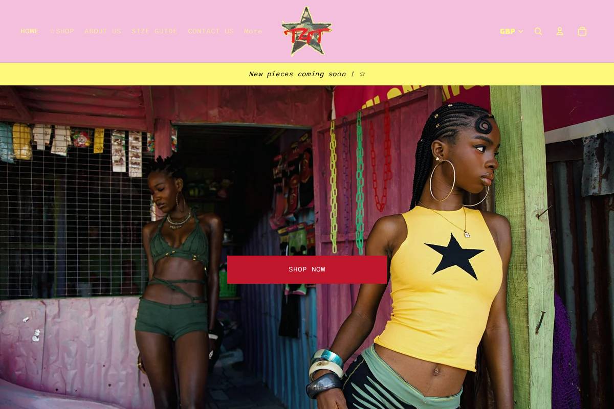 tit4tats.co.uk homepage screenshot