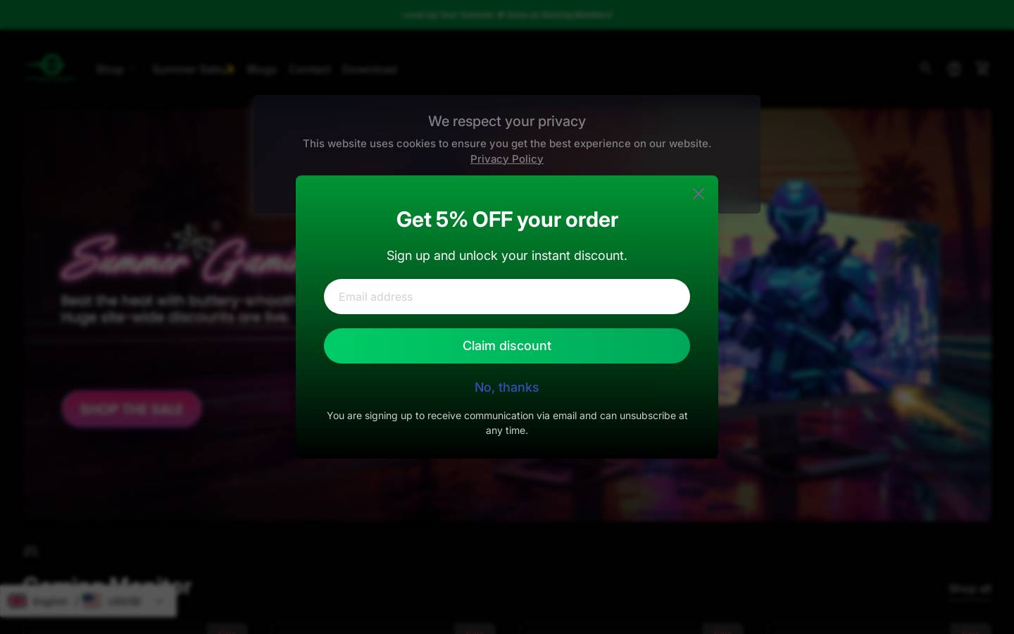 Titan Army homepage screenshot