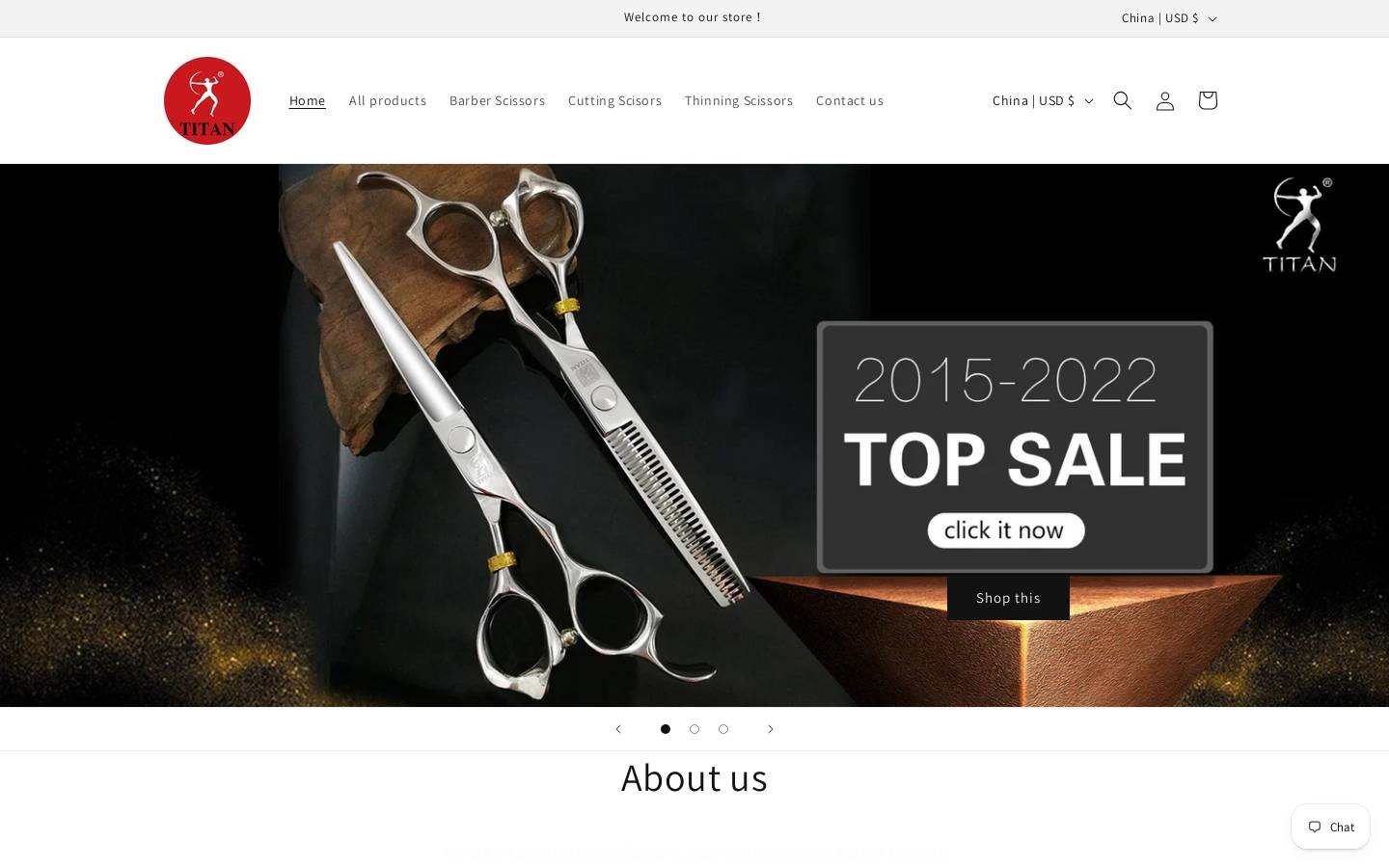 titan-collector.com homepage screenshot