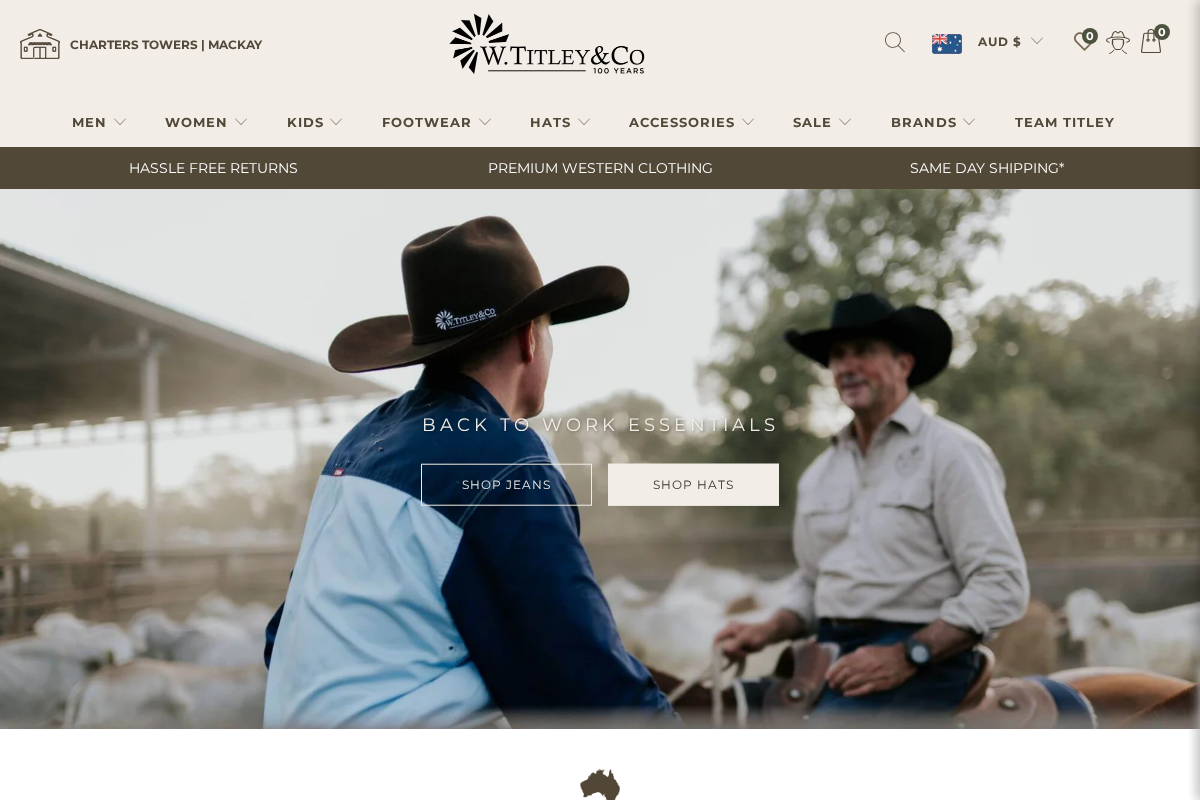 W. Titley & Co homepage screenshot