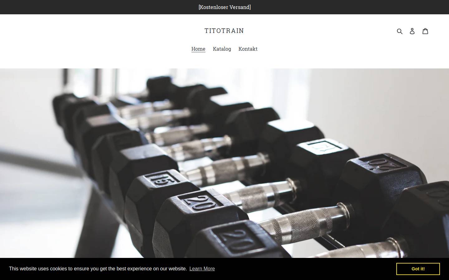 titotrain.de homepage screenshot