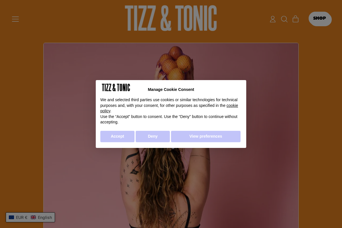 Tizzandtonic homepage screenshot