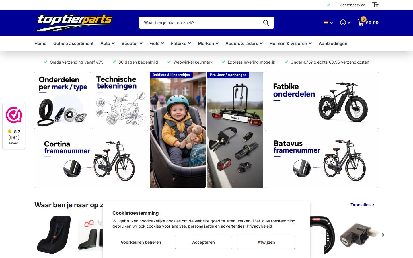 tjb-trading.nl homepage screenshot