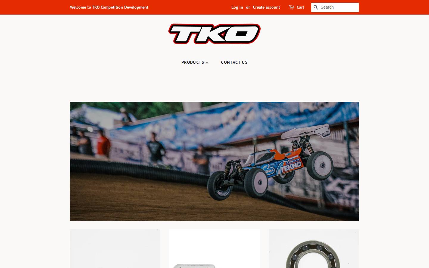 tkocompetitiondev.com homepage screenshot