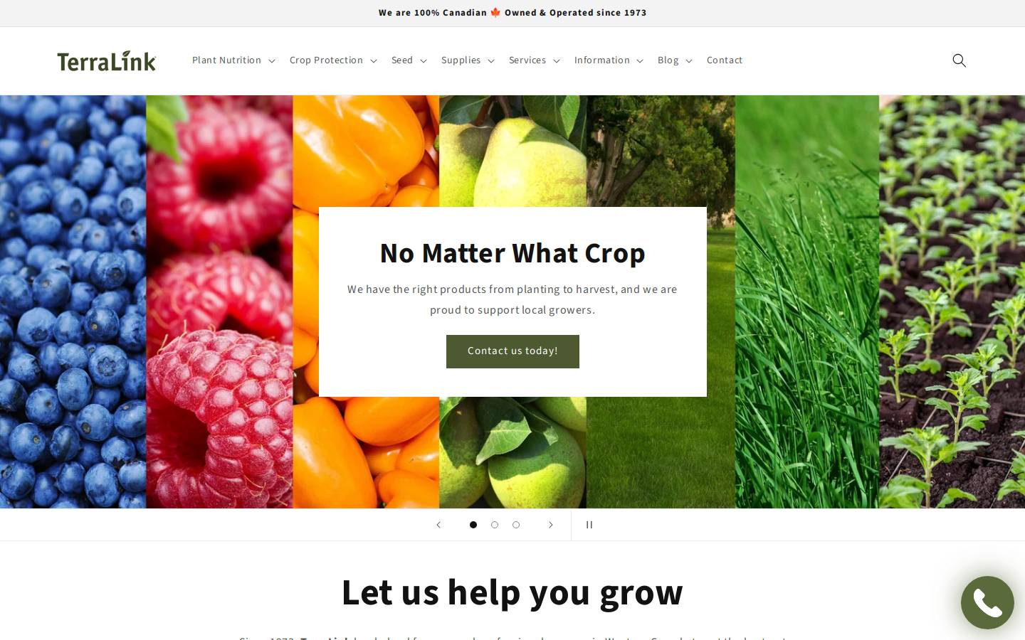 tlhort.com homepage screenshot
