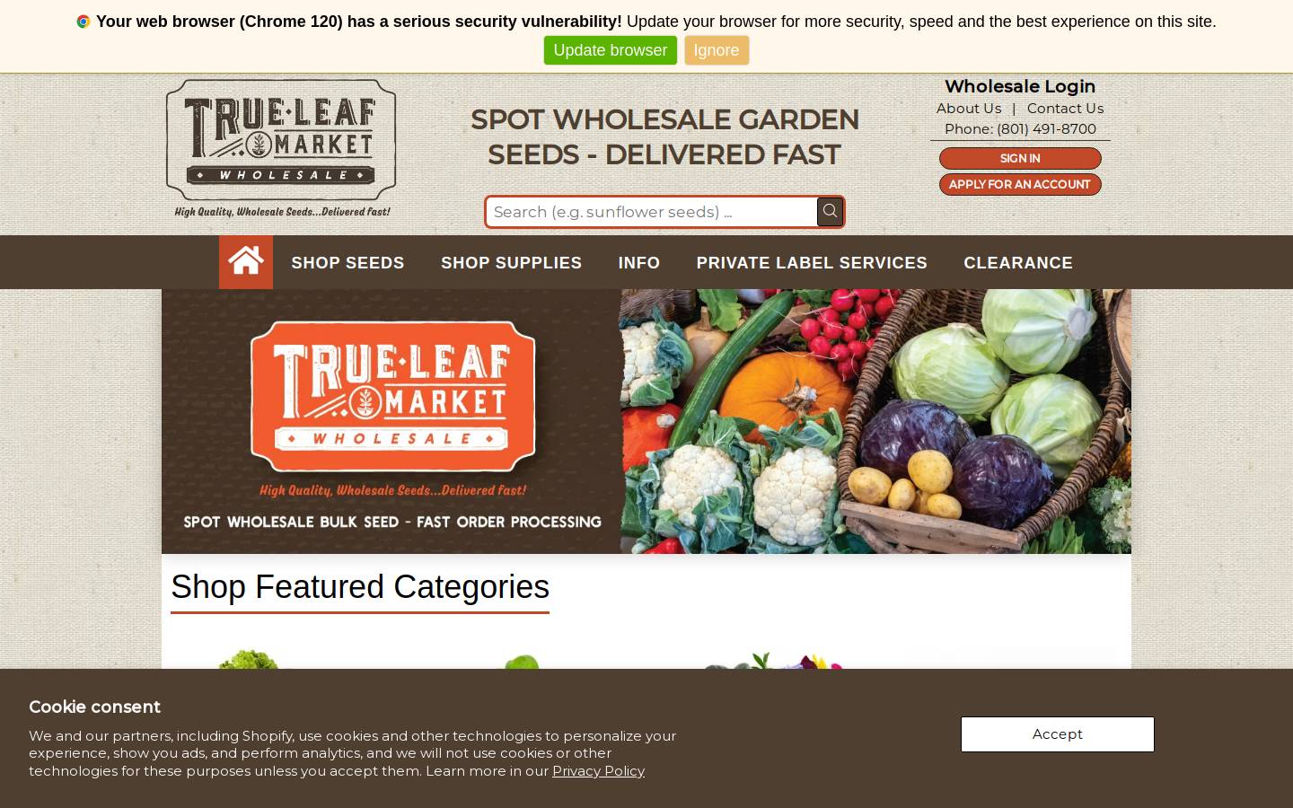 tlmwholesale.com homepage screenshot