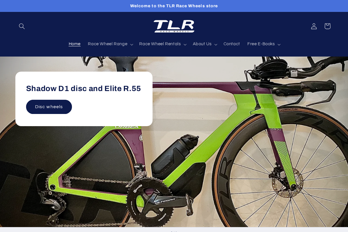 tlrshop.com homepage screenshot