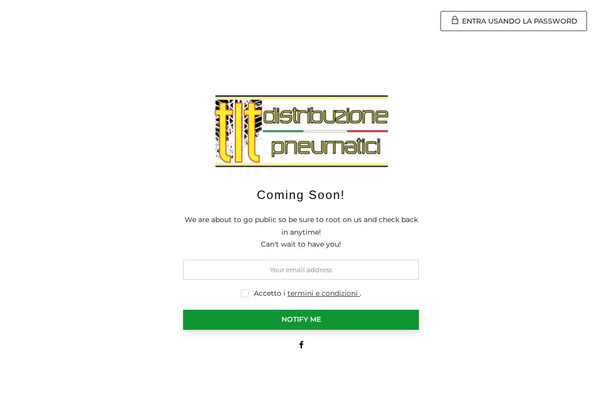 tltpneusonline.it homepage screenshot