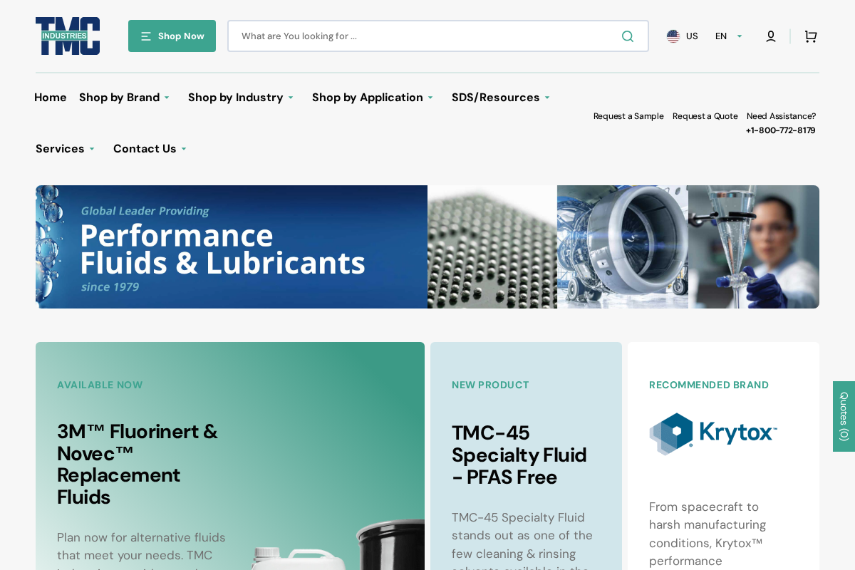 TMC Industries Inc. homepage screenshot