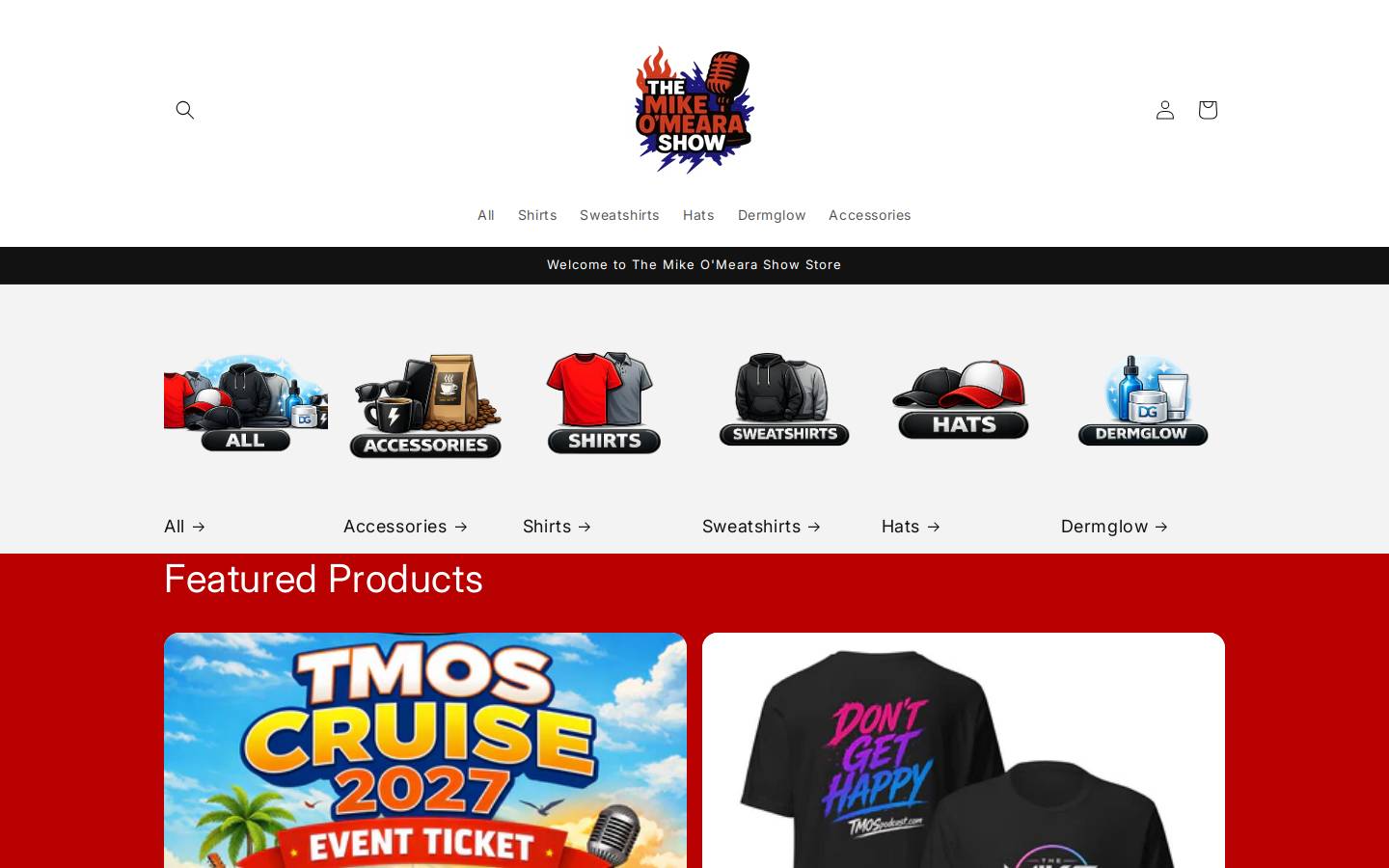 tmos.store homepage screenshot