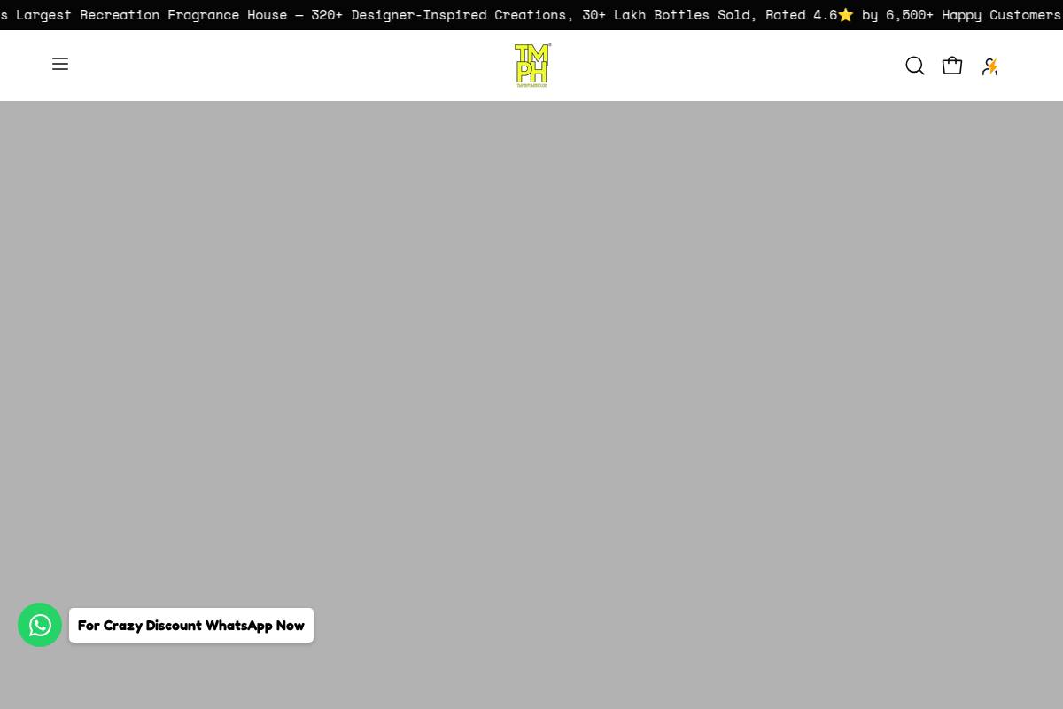 TMPerfumehouse homepage screenshot