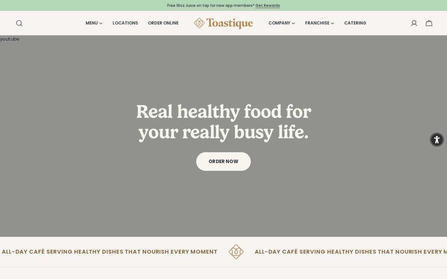 toastique.com homepage screenshot