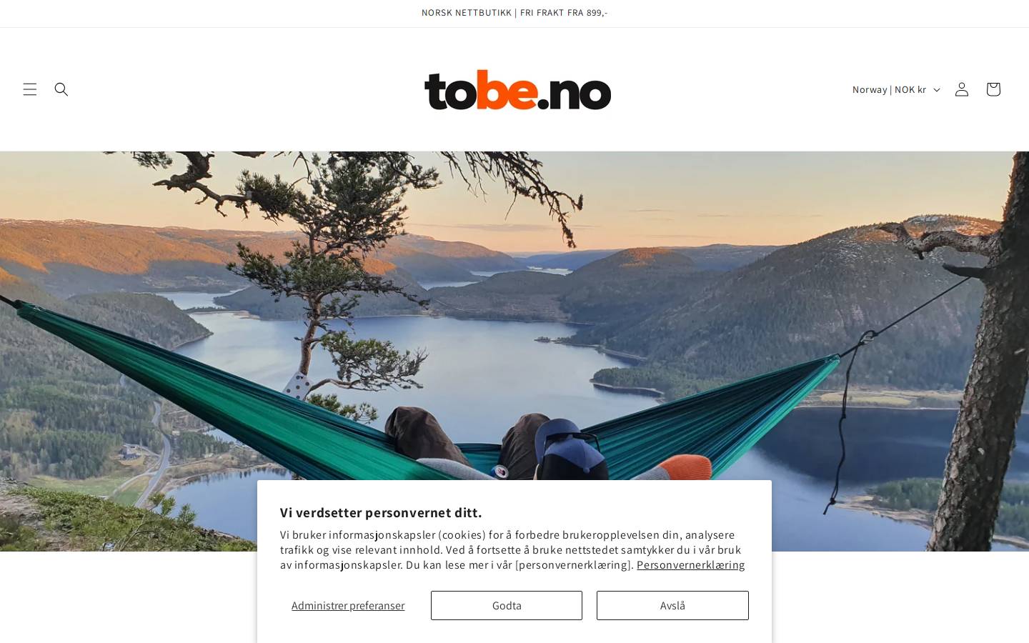 ToBe homepage screenshot