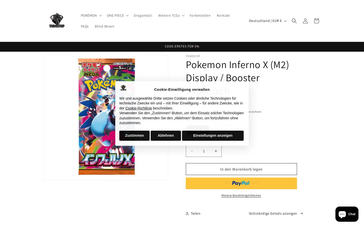 tobostop.de homepage screenshot