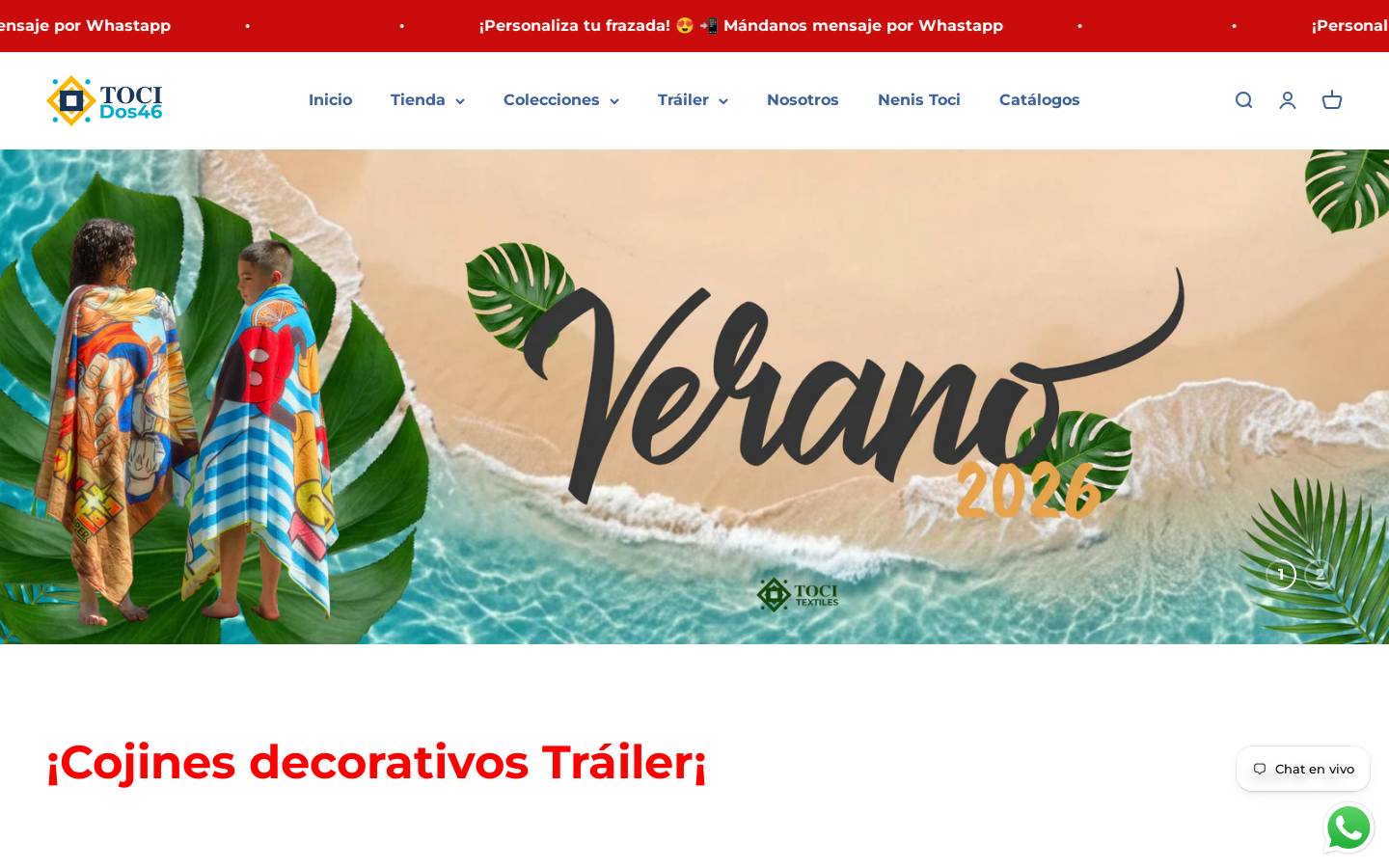 tocidos46.mx homepage screenshot