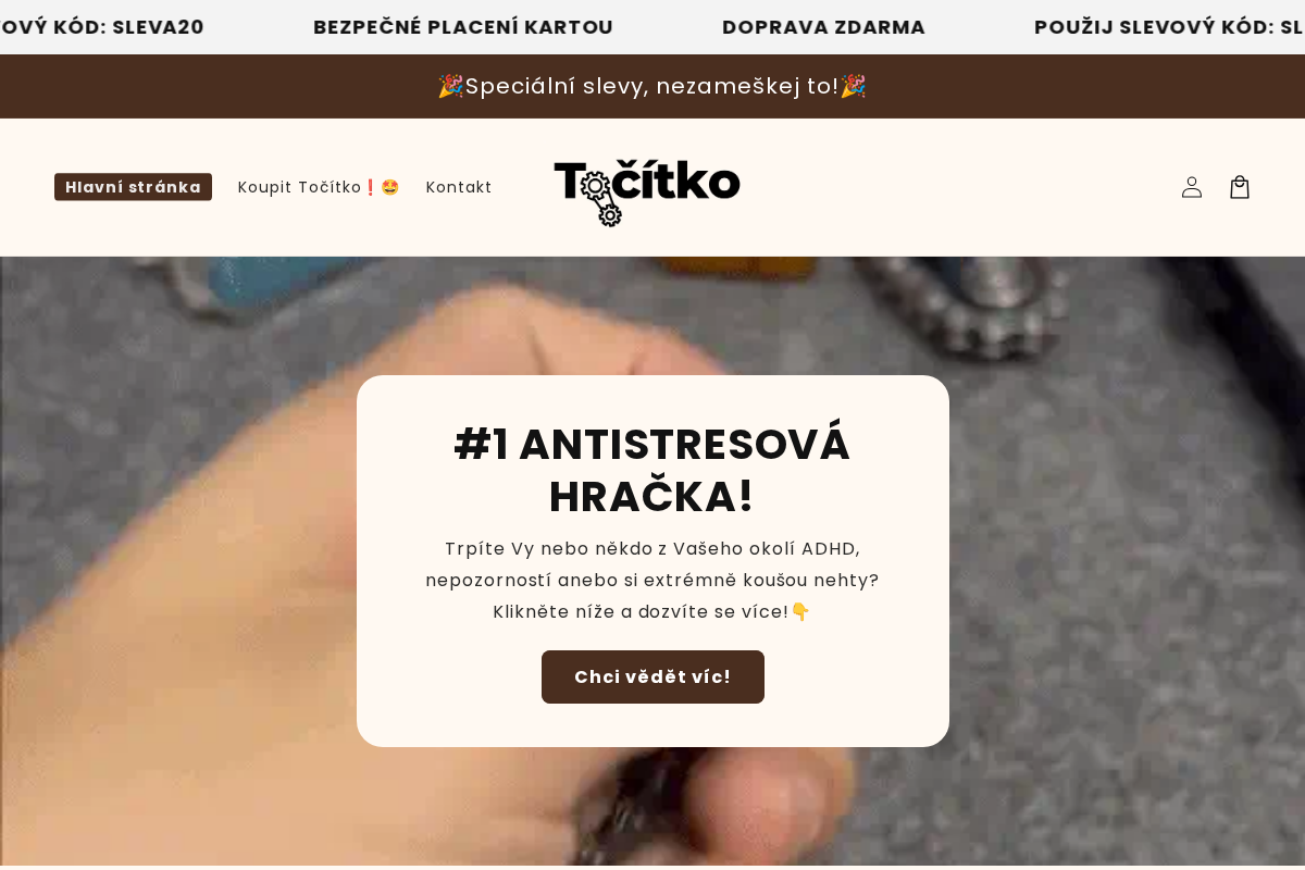 tocitko.com homepage screenshot
