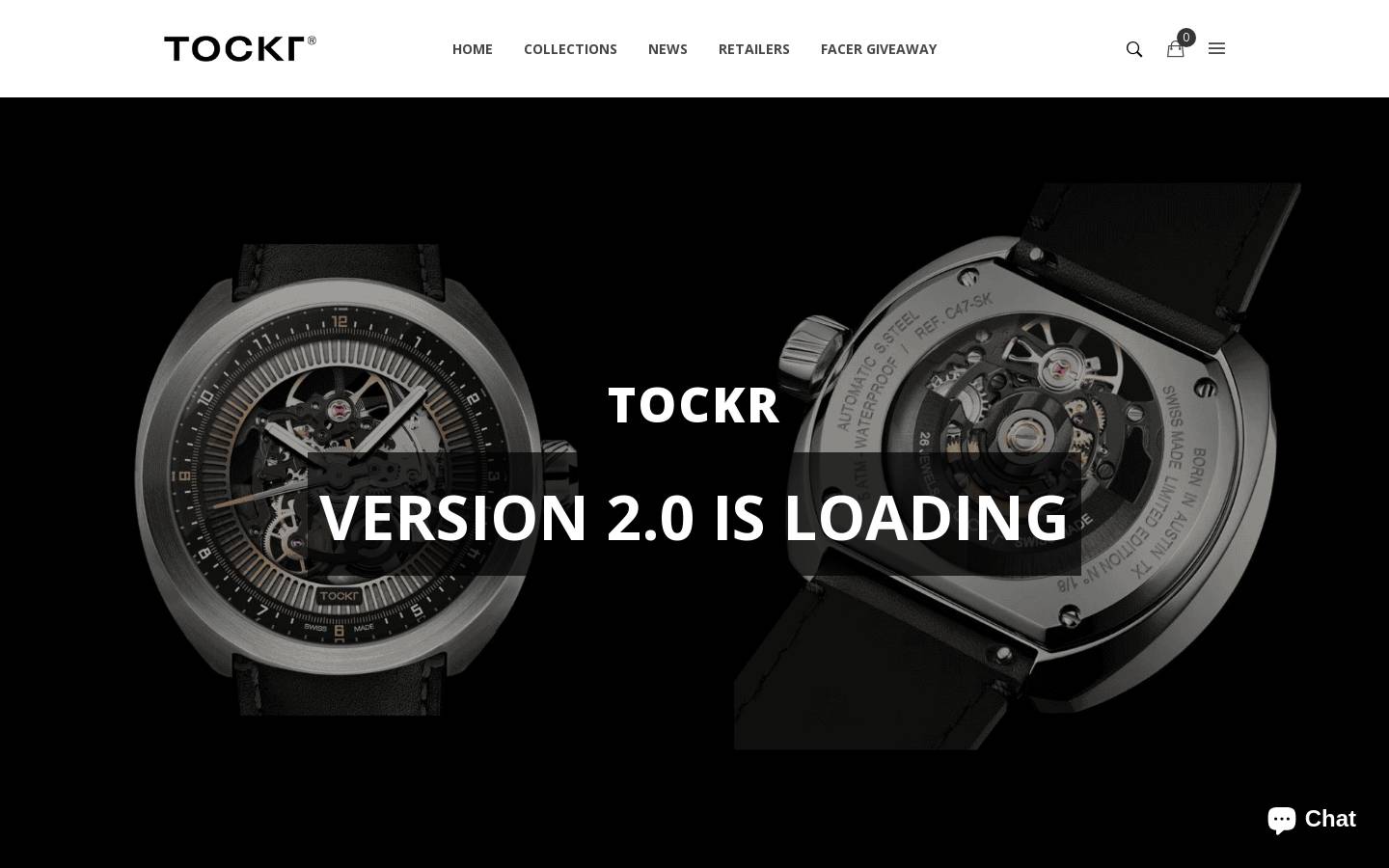 tockr.com homepage screenshot