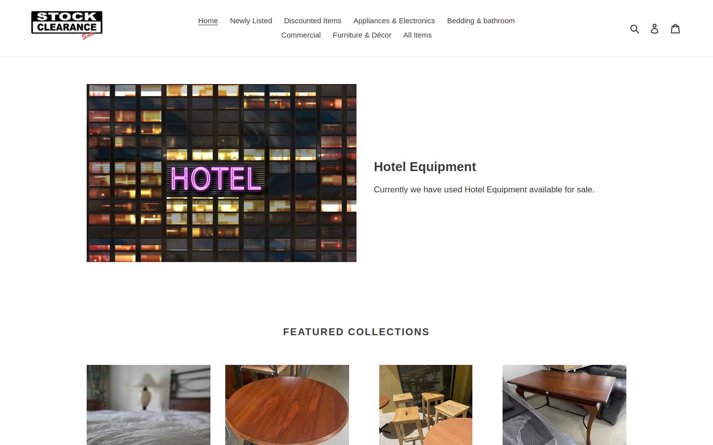 toclear.shop homepage screenshot